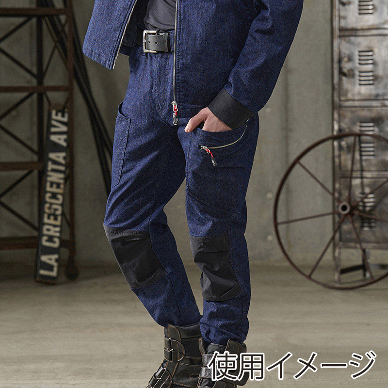 アイリスオーヤマ ファンクト ギアカーゴパンツ XL インディゴ FC22111-INXL 1枚(ご注文単位1枚)【直送品】