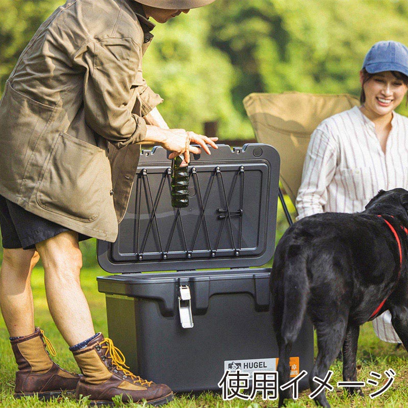 アイリスオーヤマ ヒューゲル　真空断熱クーラーボックス 40L　チャコールグレー VITC-40 1台（ご注文単位1台）【直送品】