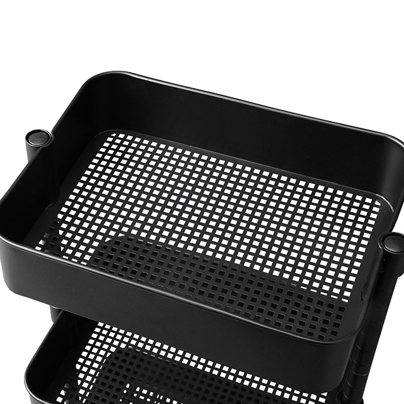 アイリスオーヤマ キッチンワゴン KWG-HA ブラック 100901 1台(ご注文単位1台)【直送品】