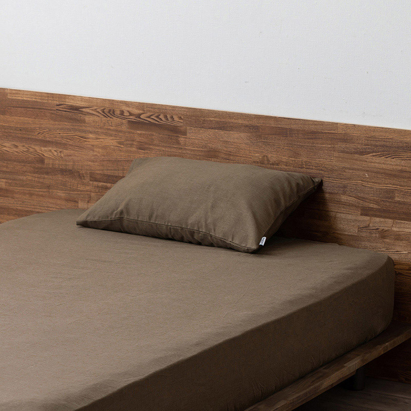 アイリスオーヤマ 枕カバー ワッフル 幅43cm ブラウン PWC-TCW4060 1枚(ご注文単位1枚)【直送品】