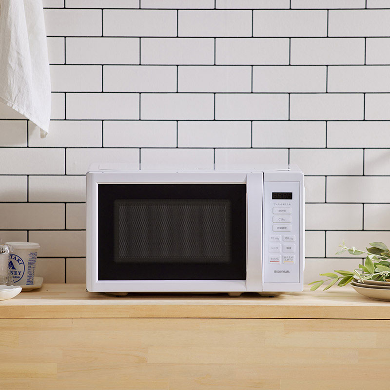 アイリスオーヤマ 電子レンジ 17L ターンテーブル 17LIMB-T178-W ホワイト 100943 1台(ご注文単位1台)【直送品】