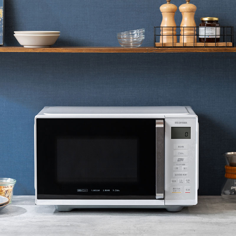 アイリスオーヤマ 電子レンジ 22L フラットテーブル 22LIMB-F2202-W ホワイト 101996 1台(ご注文単位1台)【直送品】
