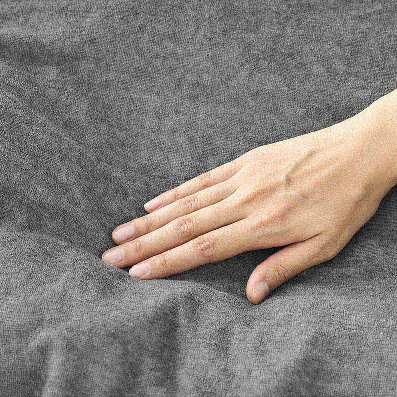 アイリスオーヤマ 掛け布団カバー ダブル ダークグレー KKC-TCS-D 1枚(ご注文単位1枚)【直送品】