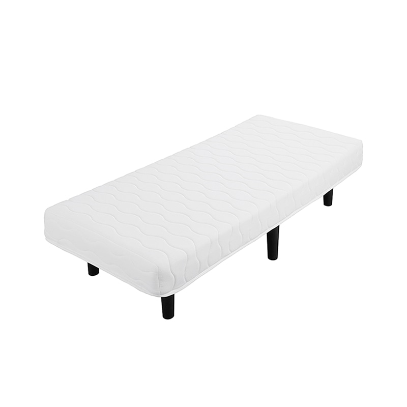 アイリスオーヤマ 脚付きポケットコイルマットレス セミシングル ホワイト PAM-SS 1台(ご注文単位1台)【直送品】