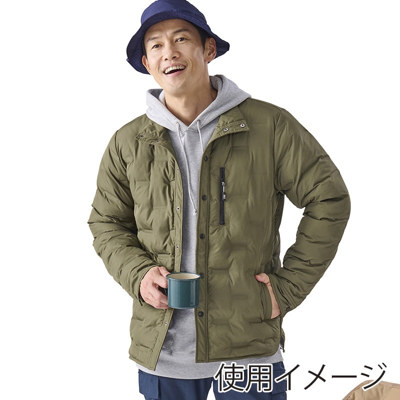 アイリスオーヤマ ファンクト 中綿 圧着保温ジャケット L カーキ FC22500-KHL 1枚(ご注文単位1枚)【直送品】