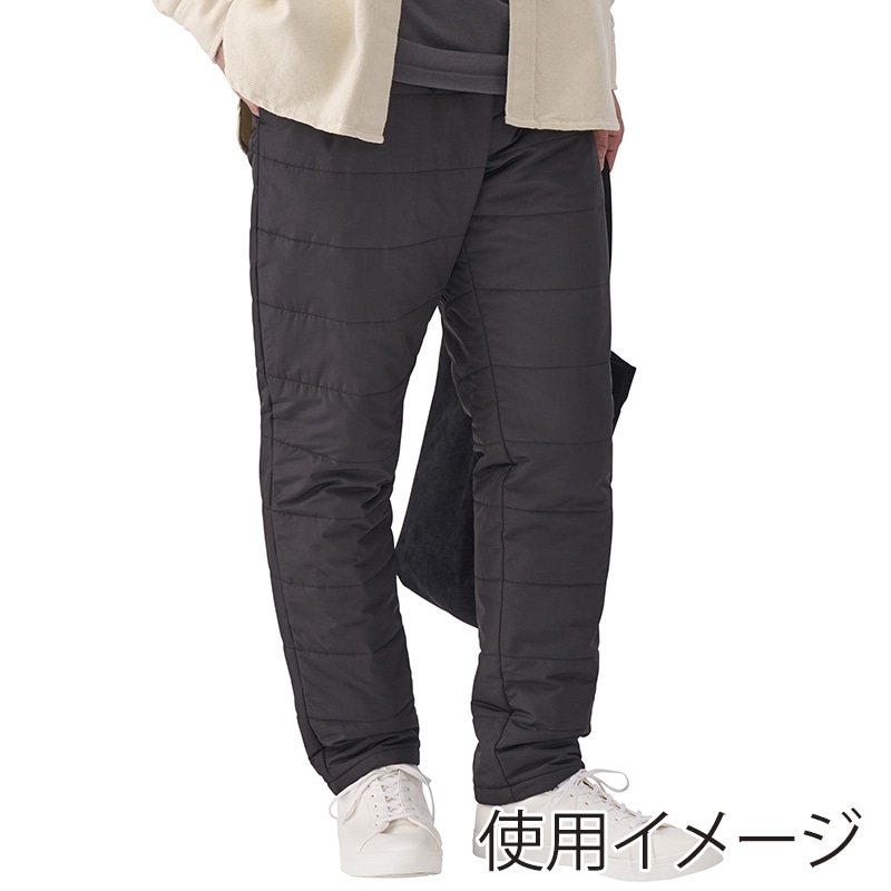アイリスオーヤマ ファンクト 中綿 保温パンツ M ブラック FC22503-BKM 1枚(ご注文単位1枚)【直送品】