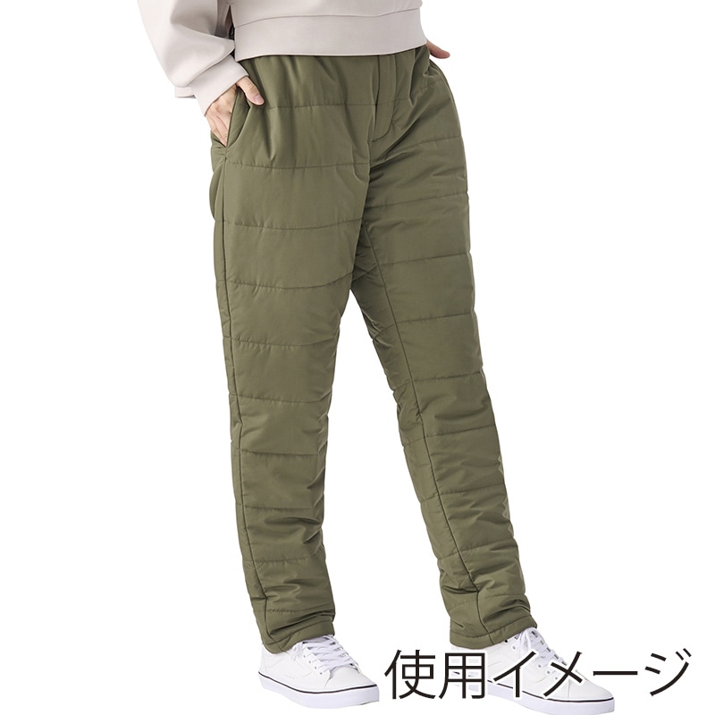 アイリスオーヤマ ファンクト 中綿 保温パンツ XL カーキ FC22503-KHXL 1枚(ご注文単位1枚)【直送品】