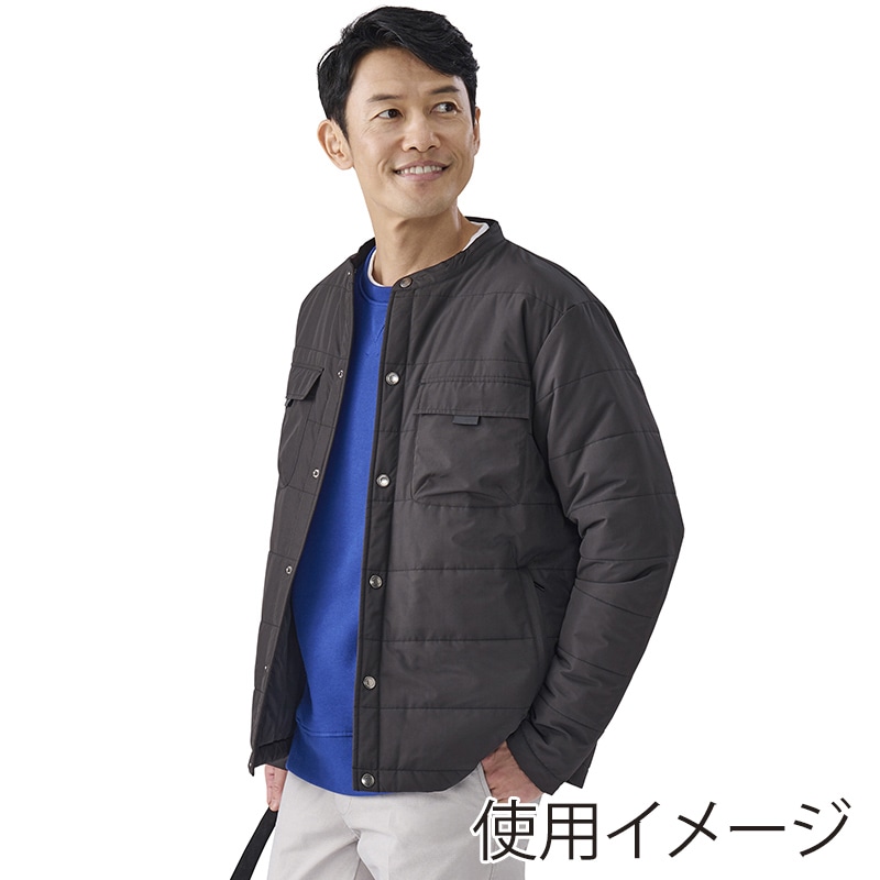 アイリスオーヤマ ファンクト 中綿 保温フード付きブルゾン L ブラック FC22504-BKL 1枚(ご注文単位1枚)【直送品】