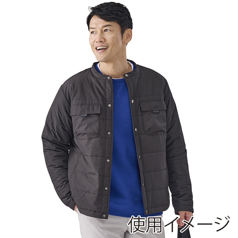 アイリスオーヤマ ファンクト 中綿 保温フード付きブルゾン XL ブラック FC22504-BKXL 1枚(ご注文単位1枚)【直送品】