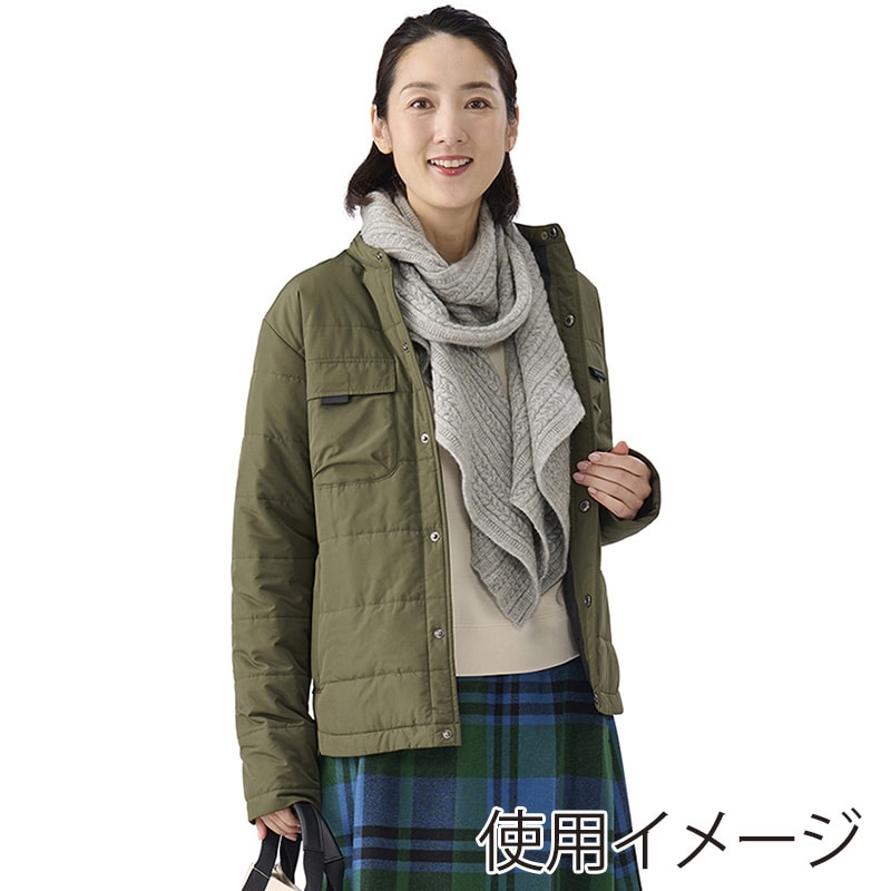 アイリスオーヤマ ファンクト　中綿　保温フード付きブルゾン XL　カーキ FC22504-KHXL 1枚（ご注文単位1枚）【直送品】