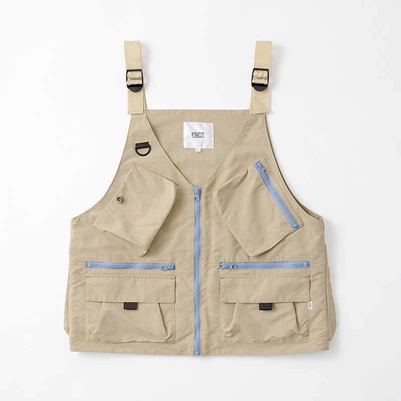 アイリスオーヤマ ファンクト 防融加工 撥水マルチポケットベスト 3L ベージュ FC23103-BE3L 1枚(ご注文単位1枚)【直送品】