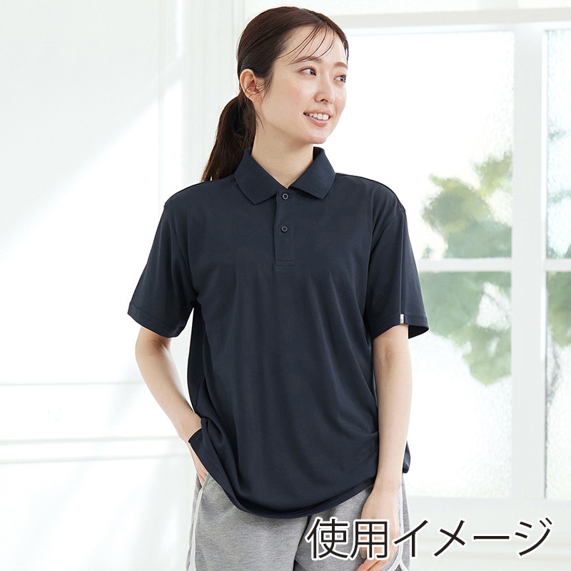アイリスオーヤマ ファンクト 吸水速乾 UVポロシャツ M ネイビー FC23200-NVM 1枚(ご注文単位1枚)【直送品】