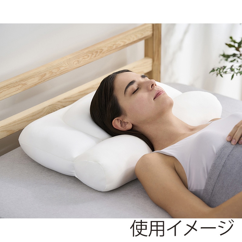 アイリスオーヤマ 首サポートまくら PLW-SNB4558 1個(ご注文単位1個)【直送品】