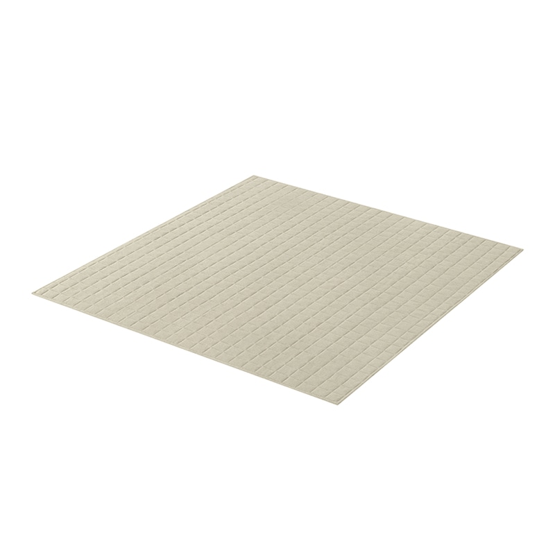 アイリスオーヤマ タオルタッチラグ 185×185cm ベージュ ORG-T1818 1枚(ご注文単位1枚)【直送品】