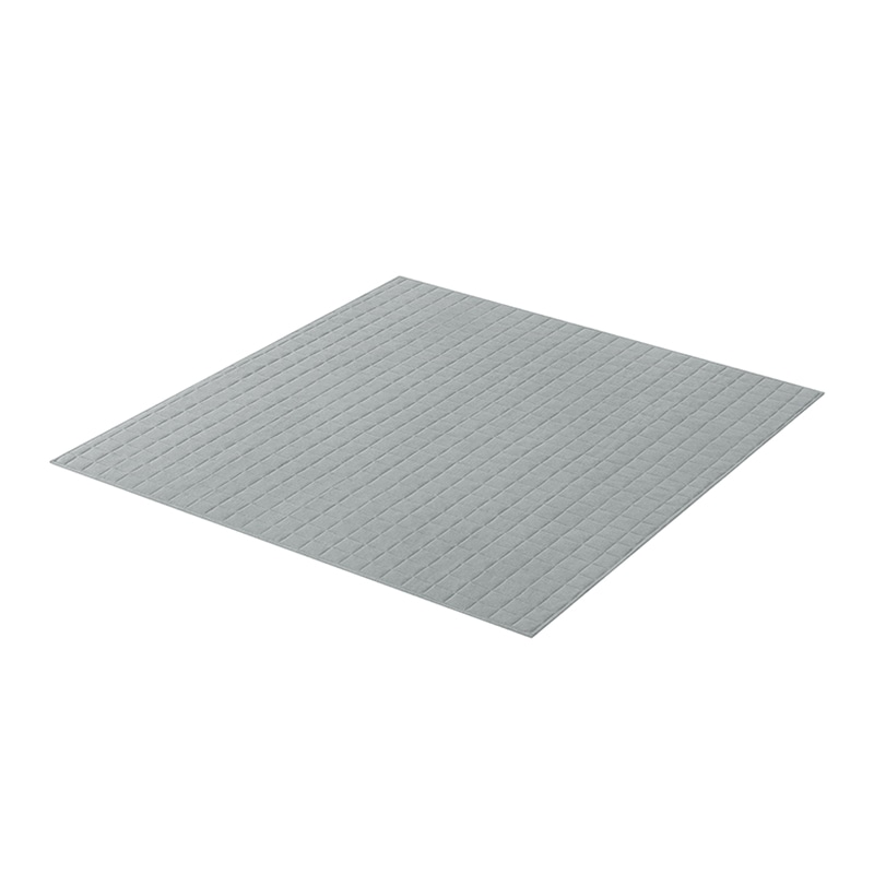 アイリスオーヤマ タオルタッチラグ 185×185cm　グレー ORG-T1818 1枚（ご注文単位1枚）【直送品】