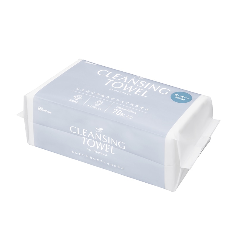 アイリスオーヤマ クレンジングタオル BOXタイプ 104614 1個（ご注文単位1個）【直送品】