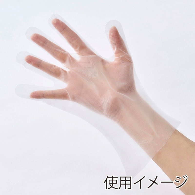アイリスオーヤマ 使い捨て手袋 ポリエチレン Mサイズ 100枚 RCPE-100M 1個(ご注文単位1個)【直送品】