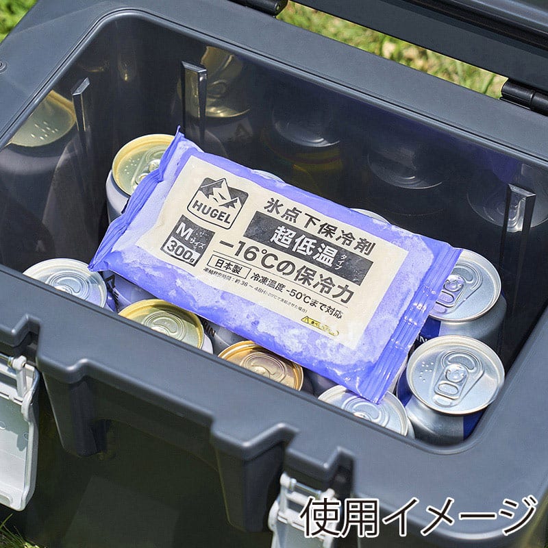 アイリスオーヤマ HUGEL 氷点下保冷剤 超低温タイプ M 300g HHCS-300 1個(ご注文単位1個)【直送品】
