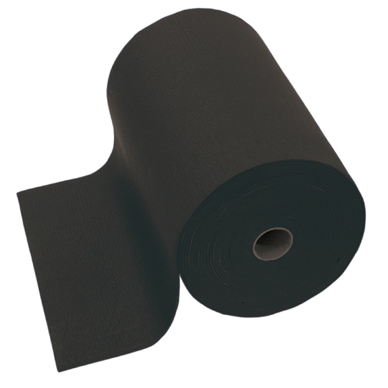 カーボーイ メガマットロール巻  MM-15　ブラック 1巻（ご注文単位1巻）【直送品】