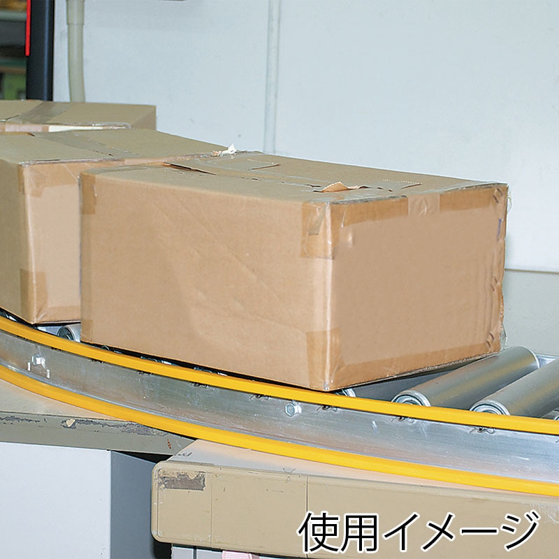 カーボーイ 安心クッション はさみこみ型 ロール巻 30m 内幅2mm AC-90 イエロー 1巻(ご注文単位1巻)【直送品】