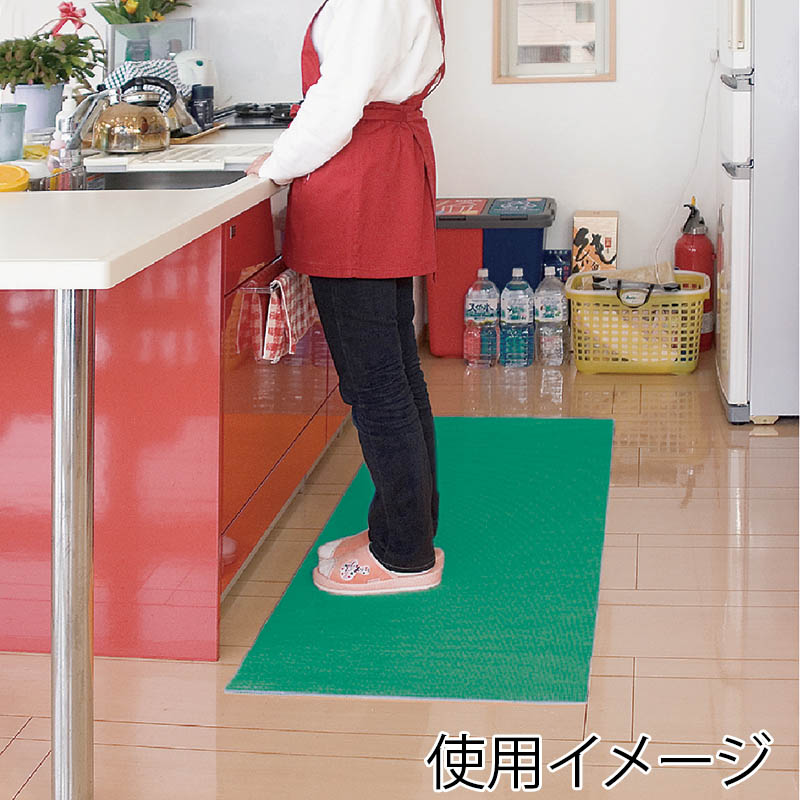 カーボーイ メガマットハーフ MM-02 グリーン 1枚(ご注文単位1枚)【直送品】