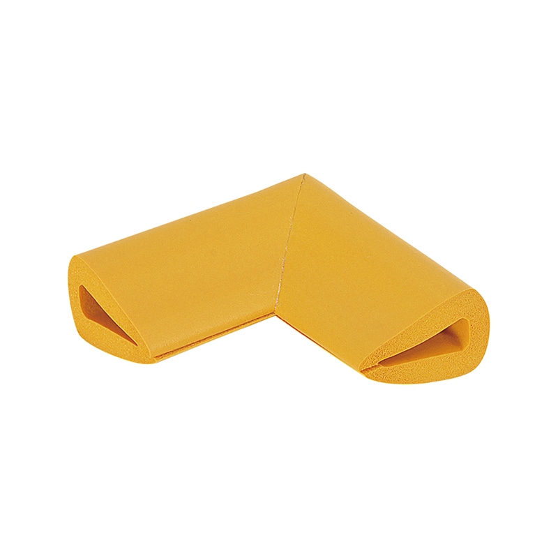 カーボーイ 安心クッション　はさみこみ型　コーナー用 内幅9mm AC-155　イエロー 1個（ご注文単位1個）【直送品】