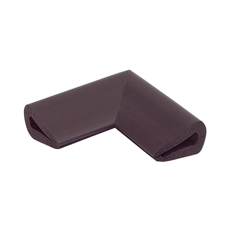 カーボーイ 安心クッション　はさみこみ型　コーナー用 内幅9mm AC-156　ブラウン 1個（ご注文単位1個）【直送品】