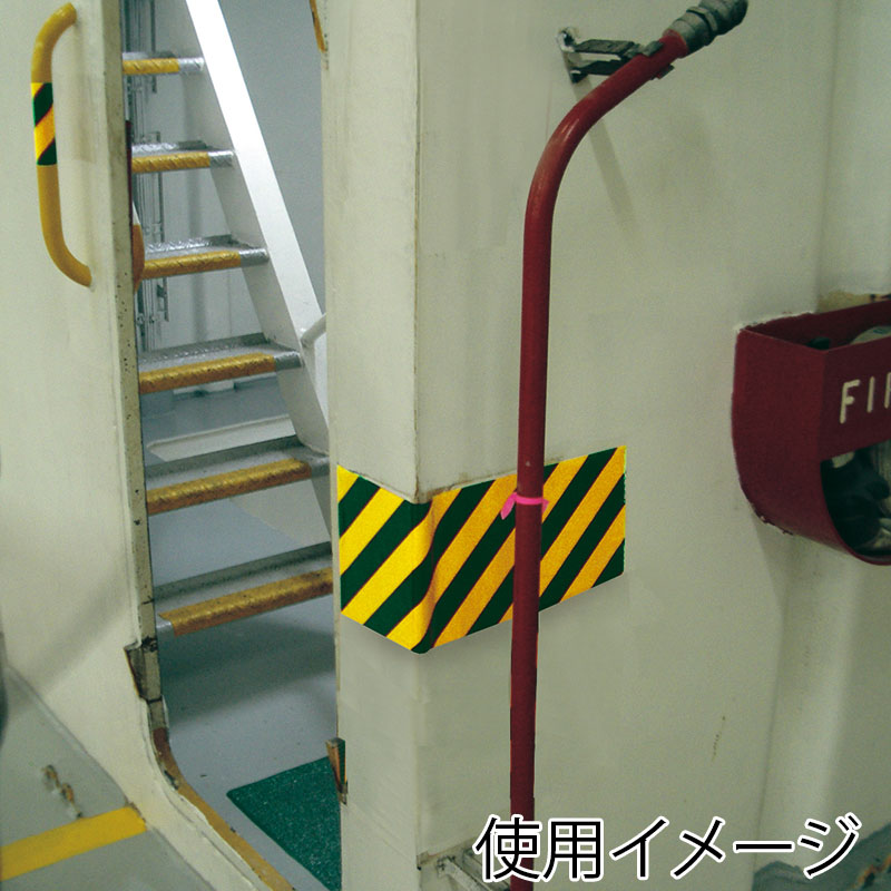 カーボーイ 手で切れるやわらかトラテープ 150mm×3m YT-18 ブラック/イエロー 1巻(ご注文単位1巻)【直送品】