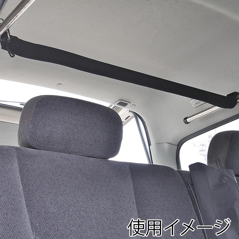 カーボーイ パイプクッション つるつる 内径32mm PN-03 ブラック 1本(ご注文単位1本)【直送品】