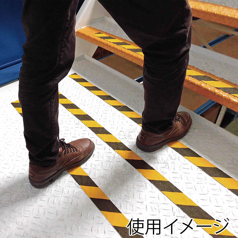 カーボーイ すべり止めテープザラザラ ST-14 トラ柄 1巻(ご注文単位1巻)【直送品】