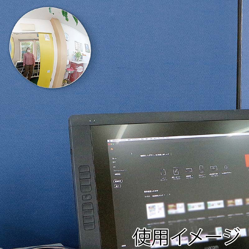 カーボーイ どこでもミラー 極小 DM-04 1枚(ご注文単位1枚)【直送品】