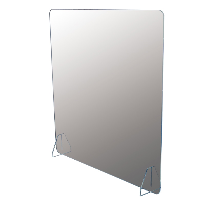 カーボーイ 飛沫防止アクリルミラーパーティション 60×60 FM-55 1枚（ご注文単位1枚）【直送品】