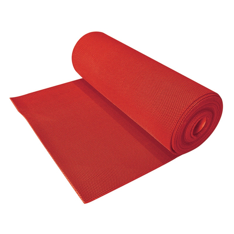 カーボーイ 安全歩行マット 90cm×10m AI-9010RE　レッド 1巻（ご注文単位1巻）【直送品】