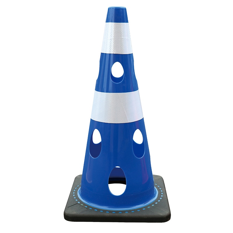 カーボーイ 穴あきコーン  CHR-700BL　ブルー 1個（ご注文単位1個）【直送品】