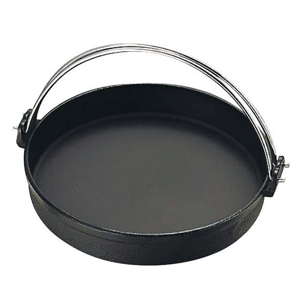 トキワ　鉄　すきやき鍋　ツル付 クロ　SY-11　30cm  1個（ご注文単位1個）【直送品】