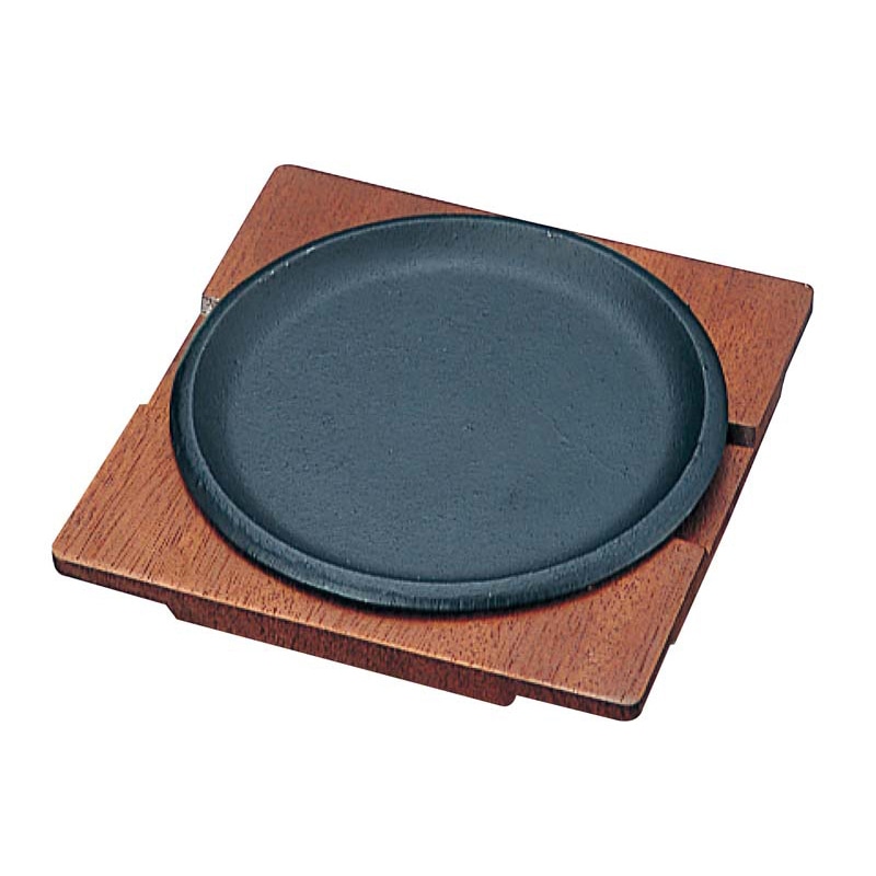 トキワ　鉄　ステーキ皿　317　丸浅   1個（ご注文単位1個）【直送品】