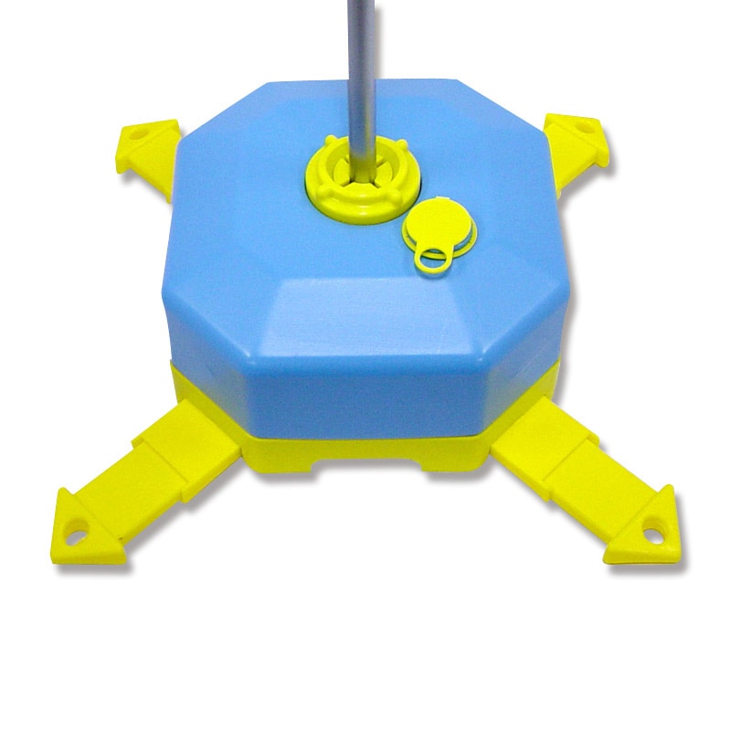 スライド式 注水型ポールスタンド ブルーイエロー 1台