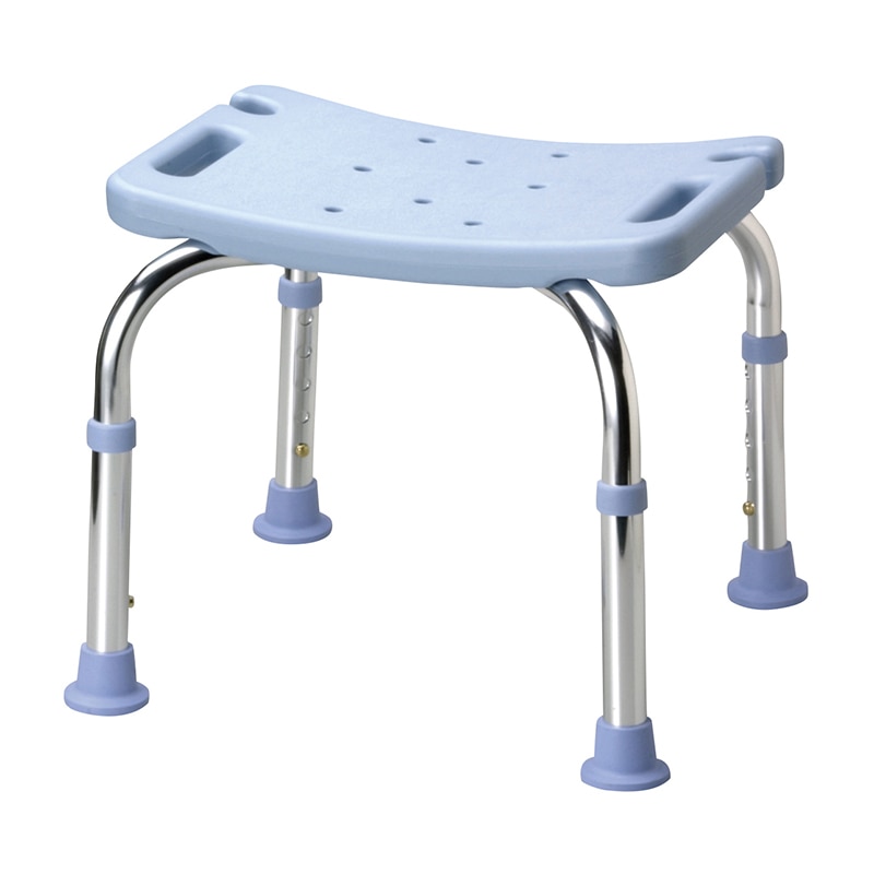 シャワーベンチ　背なし SB-12LB　ライトブルー  1個（ご注文単位1個）【直送品】