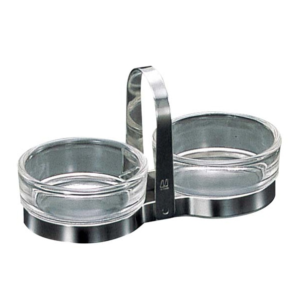 エムタカ 薬味入れ NO.802(ガラス中子付) 1個(ご注文単位1個)【直送品】