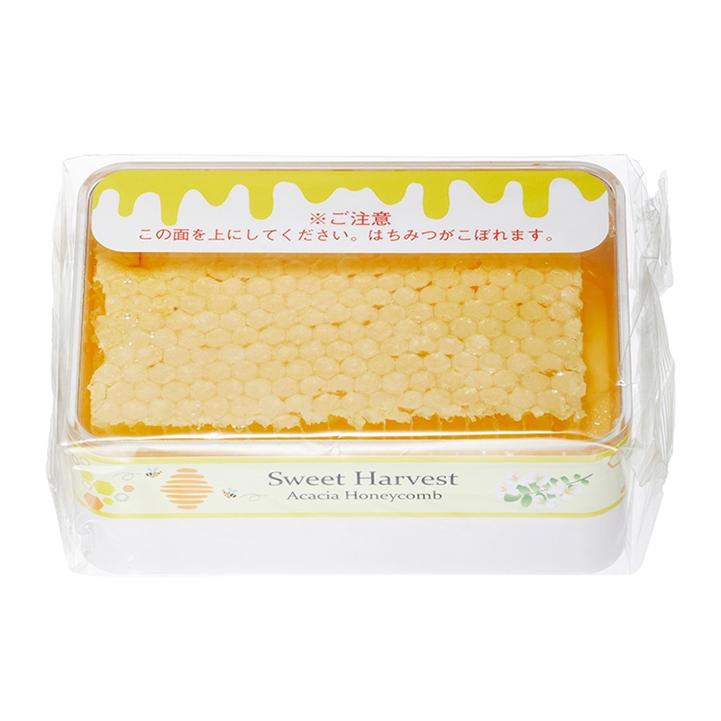 スイートハーベスト アカシアハニーコム 200g 1個※軽(ご注文単位60個)【直送品】