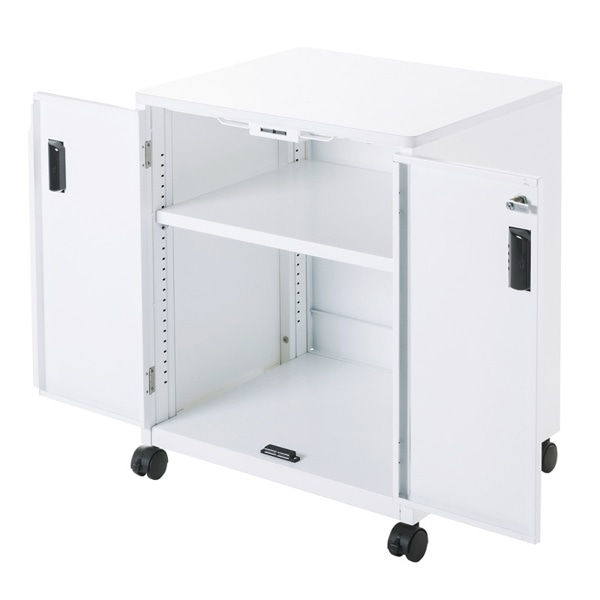 サンワサプライ 機器設置台 汎用タイプ 鍵付き PR-13 1個(ご注文単位1個)【直送品】