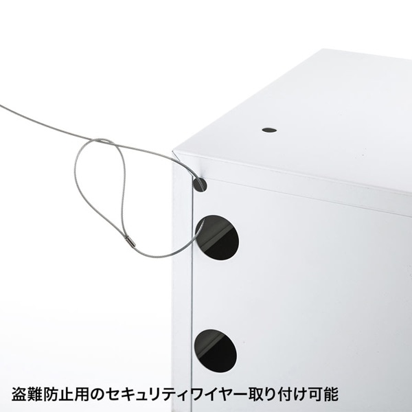 サンワサプライ スマートフォン収納保管庫 4台収納 CAI-CABSP50 1個（ご注文単位1個）【直送品】