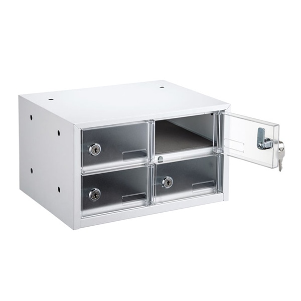 サンワサプライ スマートフォン収納保管庫 4台収納 CAI-CABSP50 1個（ご注文単位1個）【直送品】