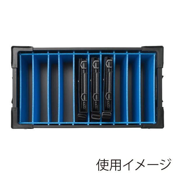 サンワサプライ タブレット・ノートパソコン収納ケース 10台用 PD-BOX1BK 1個（ご注文単位1個）【直送品】