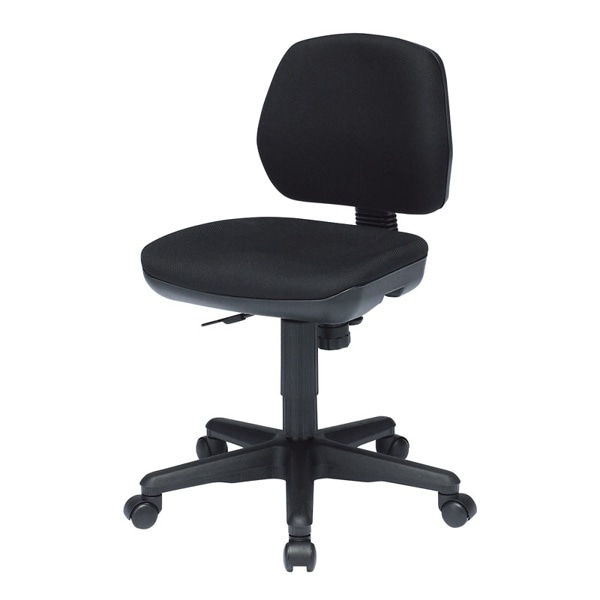 サンワサプライ オフィスチェア 肘かけなし ブラック SNC-T145KBK 1個（ご注文単位1個）【直送品】