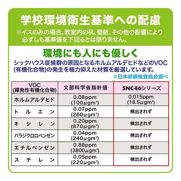 サンワサプライ OAチェア ブルー SNC-E6BL2 1個（ご注文単位1個）【直送品】