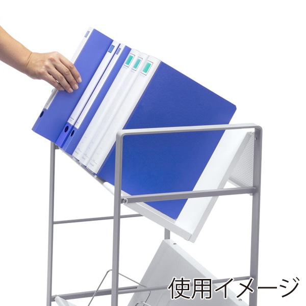 サンワサプライ ファイルワゴン WG-50N2 1台（ご注文単位1台）【直送品】