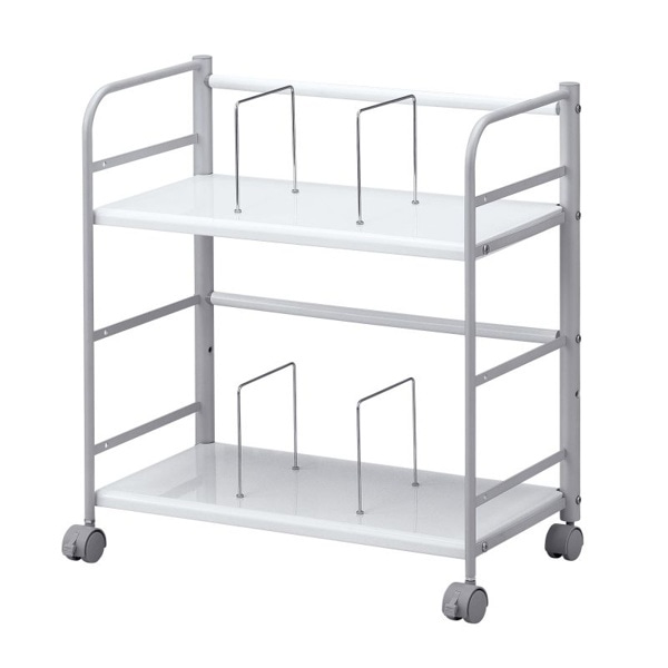 サンワサプライ ファイルワゴン 2段 WG-301N 1個（ご注文単位1個）【直送品】