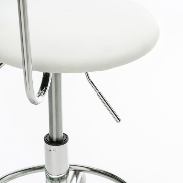 サンワサプライ カウンターチェア ホワイト SNC-RD8W 1個（ご注文単位1個）【直送品】