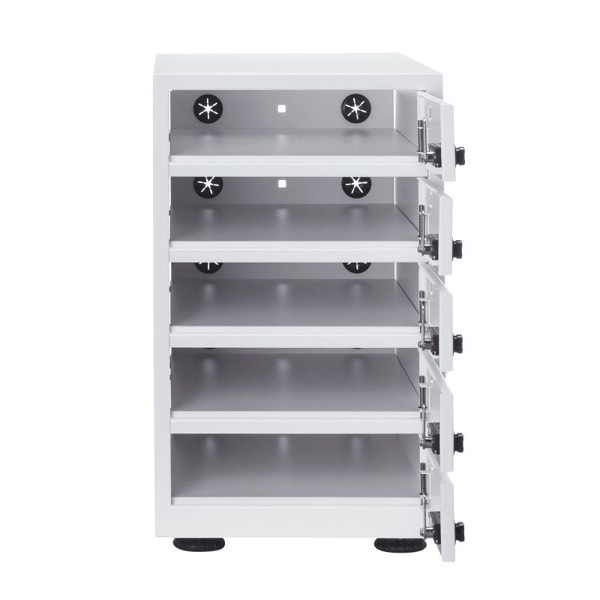 サンワサプライ 個別管理用タブレット保管庫 5台収納 CAI-CAB112W 1個（ご注文単位1個）【直送品】